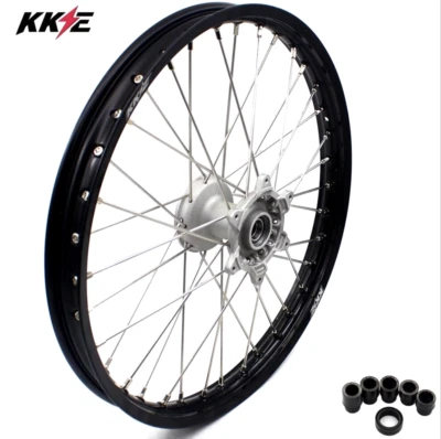 KKE 21" Cast Front Wheel Fit Yamaha YZ125 YZ250 1999-2025 YZ250F YZ450F Silver - Image 1 of 4