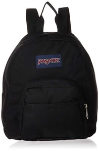 JanSport Half Pint Black Mini Backpack, 10.2 L
