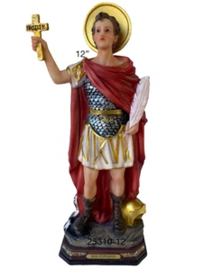 San Expedito 12 " Resin Statue 25310-12 New St. Expeditus Figurine,New - Picture 1 of 3