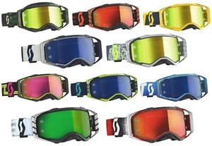 Scott Prospect Motocross MX Brille mit Chrom Werke Spiegelglas Zum Abreißen - Bild 1 von 10