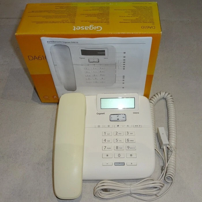 Gigaset DA610 analoges Tischtelefon mit Display - benötigt kein Netzteil - OVP - Bild 1 von 1