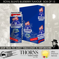 Royal Blunts | 4 Wraps Per Pack x15 (60 Wraps) Blueberry Flavour | FREE DELIVERY