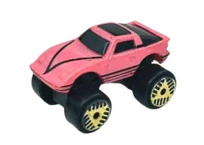 Vintage 1989   Micro Machines  80s Mazda RX-7 Turbo Wheels Pink/Black  FREE FAST - Image 1 of 4