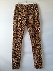 NWT Alloy Apparel Womens Multicolor Animal Print Skinny Ankle Jeans Size 14