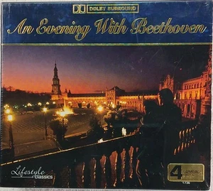 Evening With Beethoven ~ Lifestyle Classics ~ Dolby Surround~ 4-CD Box Set ~ New - Picture 1 of 8