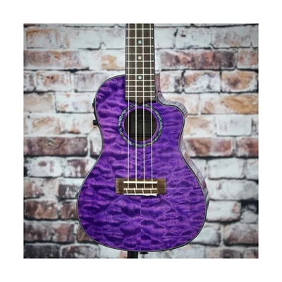 Lanikai, 4-String Ukulele, Purple Stain (QM-PUCET) - Image 1 of 4