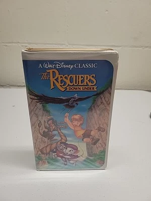 Disney The Rescuers Down Under  Black Diamond #1142 VHS - Image 1 of 4