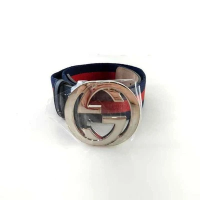 Gucci Interlocking Web Strap Belt 411924 11465 145023181 - Image 1 of 4
