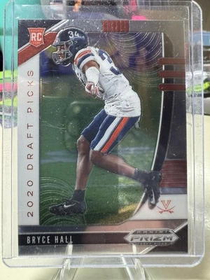 2020 Panini Prizm Draft Picks Bryce Hall #170 Virginia Tampa Bay Buccaneers - Image 1 of 2