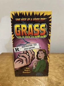 Grass VHS Tape SCREENER PROMO Marijuana Weed Woody Harrelson NEW Cult Stoner - Picture 1 of 12