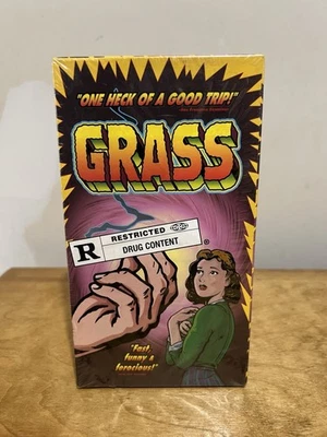 Grass VHS Tape SCREENER PROMO Marijuana Weed Woody Harrelson NEW Cult Stoner - Image 1 of 4