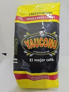 Yaucono Caffè in Grani Interi Tostatura Media, Fresco di Porto Rico 2 Lbs. Scad.05/26 - Foto 1 di 2