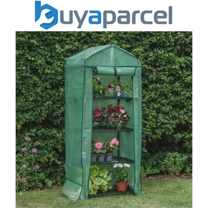 Gardman Replacement Cover PVC 4 Tier Compact Mini Greenhouse Growhouse - Picture 1 of 6