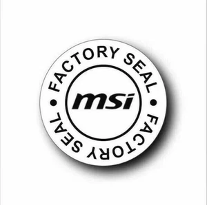MSI Factory Seal Fragile Stickers,Warranty Stickers Label For Asus Acer HP IBM - Picture 1 of 2