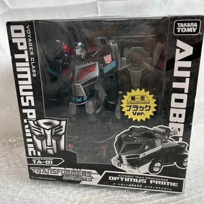 TA-01 Optimus Prime Black Ver. Transformers Animated Event Limited Takara Tomy - Immagine 1 di 4