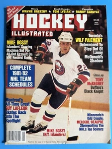 Mike Bossy 1982 Hockey Illustrated Magazine Wayne Gretzky Back Cover - Picture 1 of 6