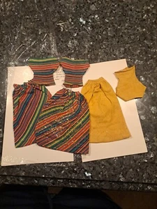Vintage 1963 Barbie Stripe Knit Skirt & Top Pak Each Outfit Sold Separately  - Picture 1 of 13