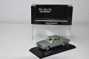 B25 1:43 MINICHAMPS 430 046061 OPEL ADMIRAL 1969-77 ISLAND GREEN MIB - Foto 1 di 19