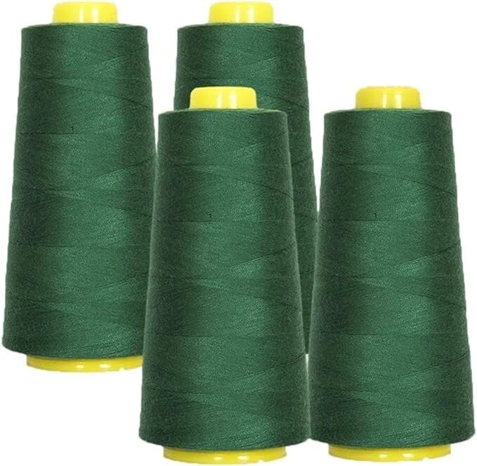 4 PACK of 6000 Yard each Spools Sewing Thread All Purpose 100% Polyester - Image 1 of 1