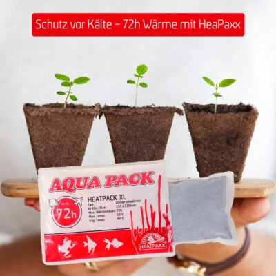 72h HeatPack | 20 Stück | Aquapack | HeatPaxx | Wärmekissen für den Versand  - Bild 1 von 4
