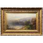 William Louis Sonntag Landscape Oil Painting, Hudson River Landscape