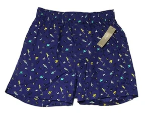 NUEVO CON ETIQUETAS J CREW Boxer Shorts Ropa Interior Azul Marino Algodón Talla XS - Imagen 1 de 1