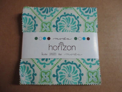Moda HORIZON Charm Pack Kate España 42 5" Cuadrados Precortes Difíciles de Encontrar! Foto 1 de 2