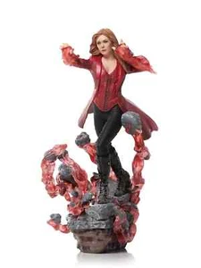 Iron Studios Scarlet Witch Avengers Endgame Marvel 1/10 Statue BDS Brand New - Picture 1 of 7