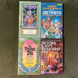 4 Anthologies of Fantasy and Science Fiction- Ed Foster, Boyer, Newcomer,Bradley - Picture 1 of 5