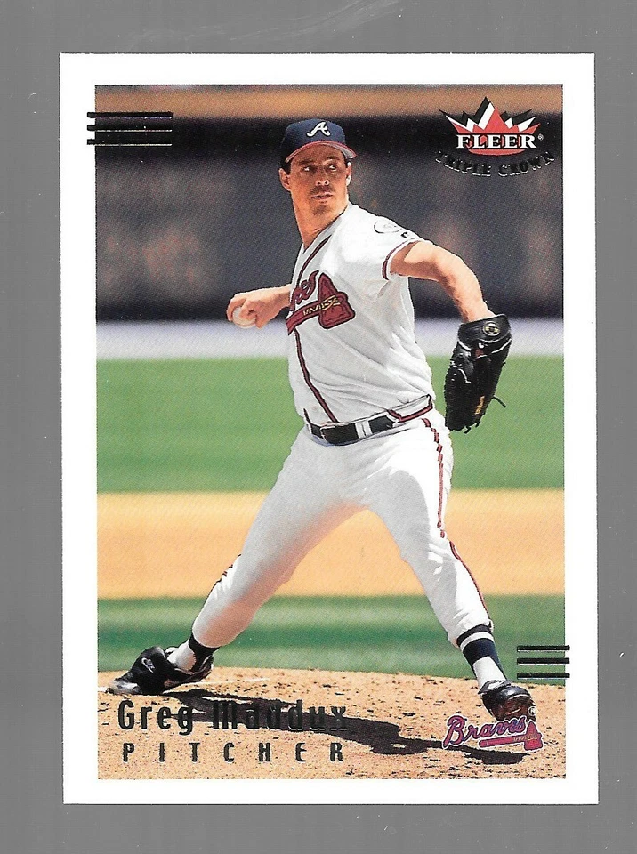 Q 2002 Fleer Triple Crown Baseball Greg Maddux #166 NRMT - Image 1 of 1