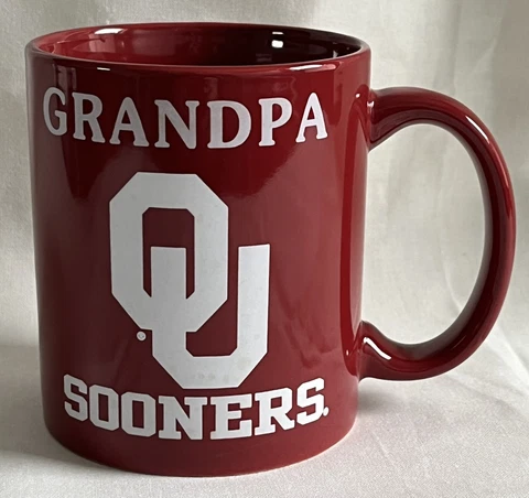Grandpa OU oklahoma Sooners Mug red mug cup gift college football #B7 Cover