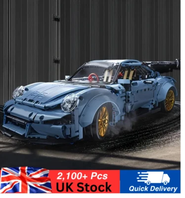 PORSCHE Building Blocks Technic Race Car New 911 - Image 1 of 4