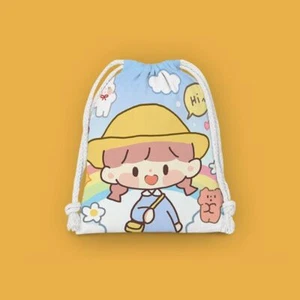 Little Girl Pattern Printed Cosmetic Bag Toiletries Pouch Travelling - Picture 1 of 4