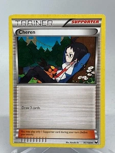Pokemon TCG Dark explorers Cheren 91/108 - Picture 1 of 1