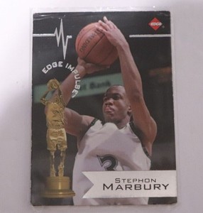 1997 Collector's Edge Edge Impulse Gold Stephon Marbury #41