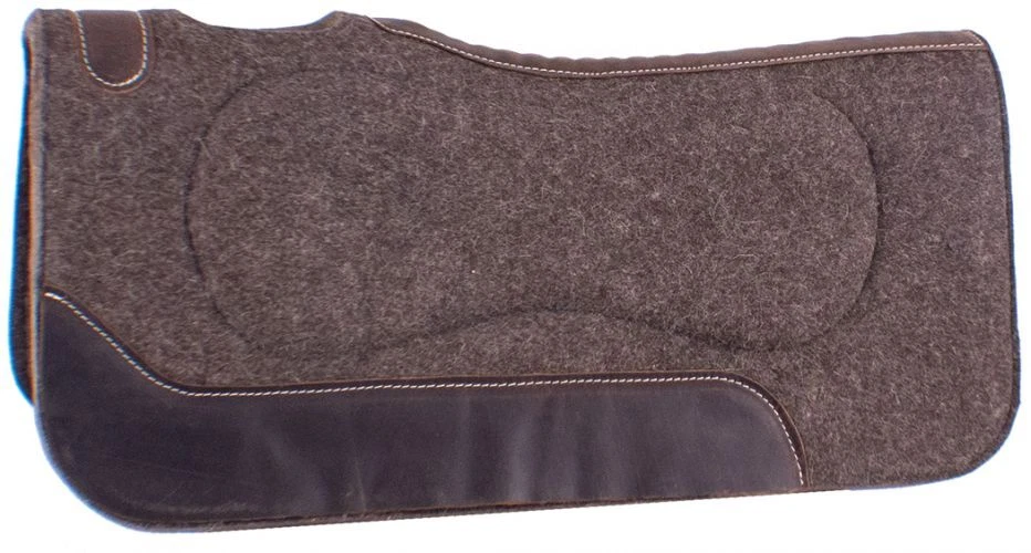 Showman 32"x 32" 100 Mohair Wool Built up Saddle Pad