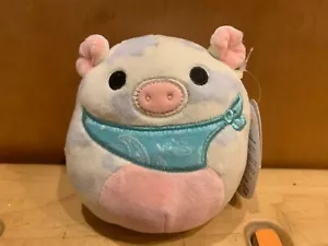 Squishmallows Rosie The Pig with Bandana Plush KellyToy 4.5 inch - Picture 1 of 4