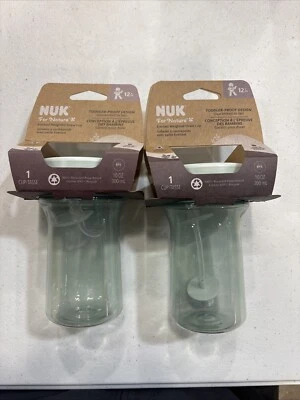 NUK for Nature Everlast Weighted Straw Cup Pack Of 2 (10 Oz) - Image 1 of 2