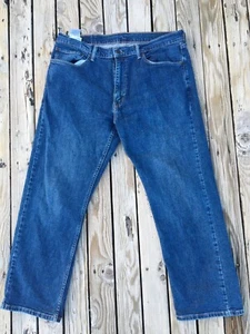 Levis Red Tab 505 Blue Denim Jeans Size 36 X 30 Men’s (measure 40 X 29) - Picture 1 of 12
