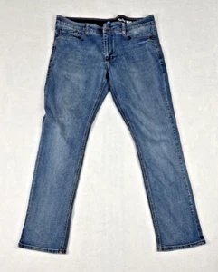 NatNast Jeans Herren 38x34 Straight Blau Denim Gummibund Mid Rise Stretch - Bild 1 von 10