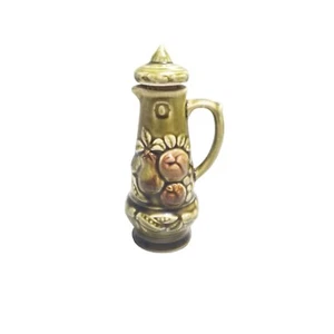 Inarco Green Avocado Oil Ceramic Cruet VTG 60s 70s - Picture 1 of 3