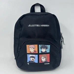 Jujutsu Kaisen Mini Black Crunchyroll Backpack Itadori Yuji Fushiguro Megumi - Picture 1 of 18
