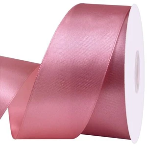 1 1/2 Inch Rose Gold Satin Ribbon 50 Yards Fabric Ribbons Roll for Gift Wrapp... - Picture 1 of 5