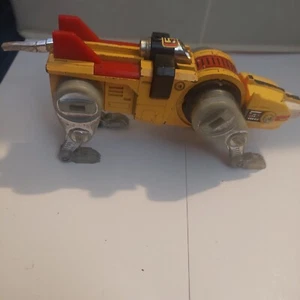 Orig. 1981 Y&K Voltron Lion #5 Die Cast Metal Vintage Japan GB-36 YELLOW RARE - Picture 1 of 16