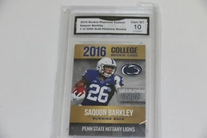 Saquon Barkley 2016 Rookie Phenoms Custom Gem MT 10 - Picture 1 of 2