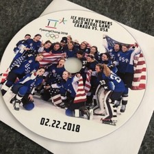 PyeongChang 2018 Ice Hockey Womens Gold Medal Game USA vs. Canada DVD