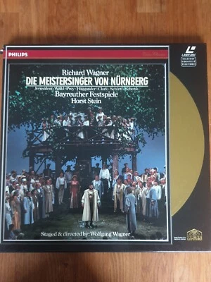 Wagner - DIE MEISTERSINGER VON NURNBERG 3-Laserdisc LD BOXED SET Great Shape - Image 1 of 3