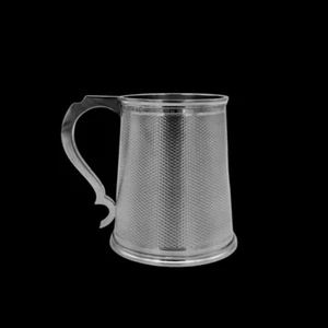 Taza victoriana de pinta de plata Londres 1869 Goldsmiths Alliance Ltd - Imagen 1 de 8