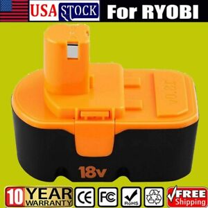 Replace Pack for Ryobi 18V 18 Volt PLUS 4.5Ah NIMH Battery P100 13022 ABP1801