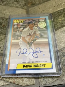 2025 Topps Serie 1 - 1990 Topps Baseball Autogramme David Wright #90AU-DW (AU) - Bild 1 von 2